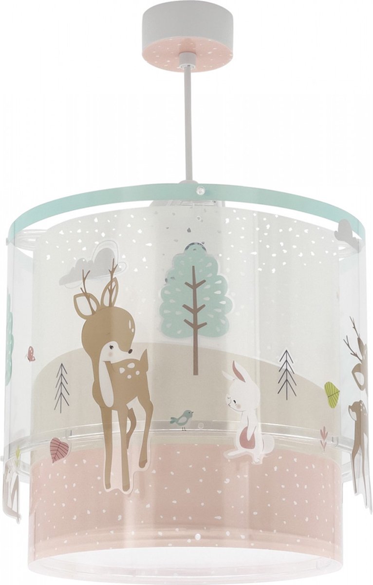Dalber hanglamp Loving Deer junior 26 x 40 cm E27 wit/groen