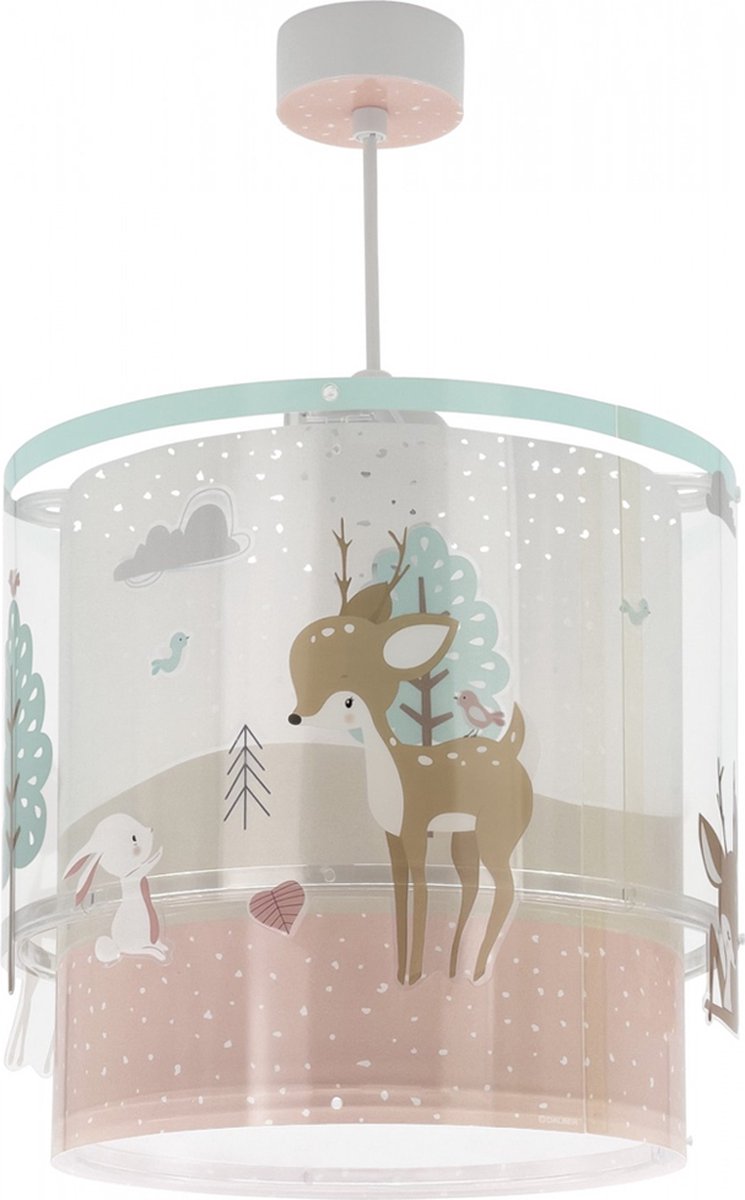 Dalber hanglamp Loving Deer junior 26 x 40 cm E27 wit/groen