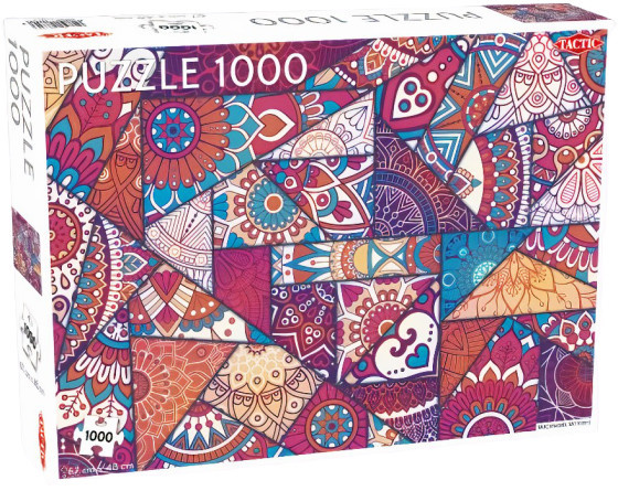 Tactic legpuzzel gekleurde patronen 67 x 48 cm 1000 stukjes