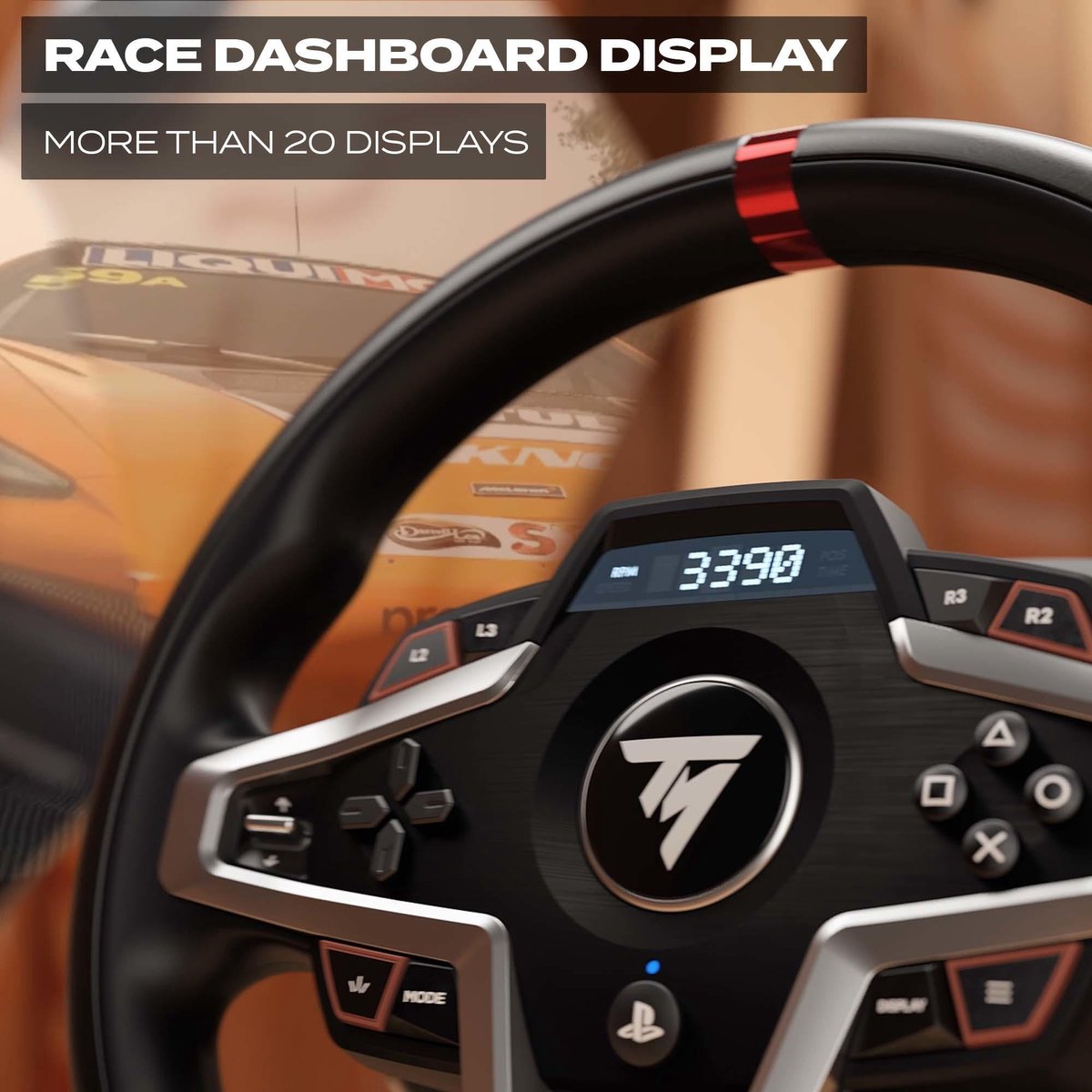 Thrustmaster T248 racestuur voor PS5, PS4 en pc - Zwart