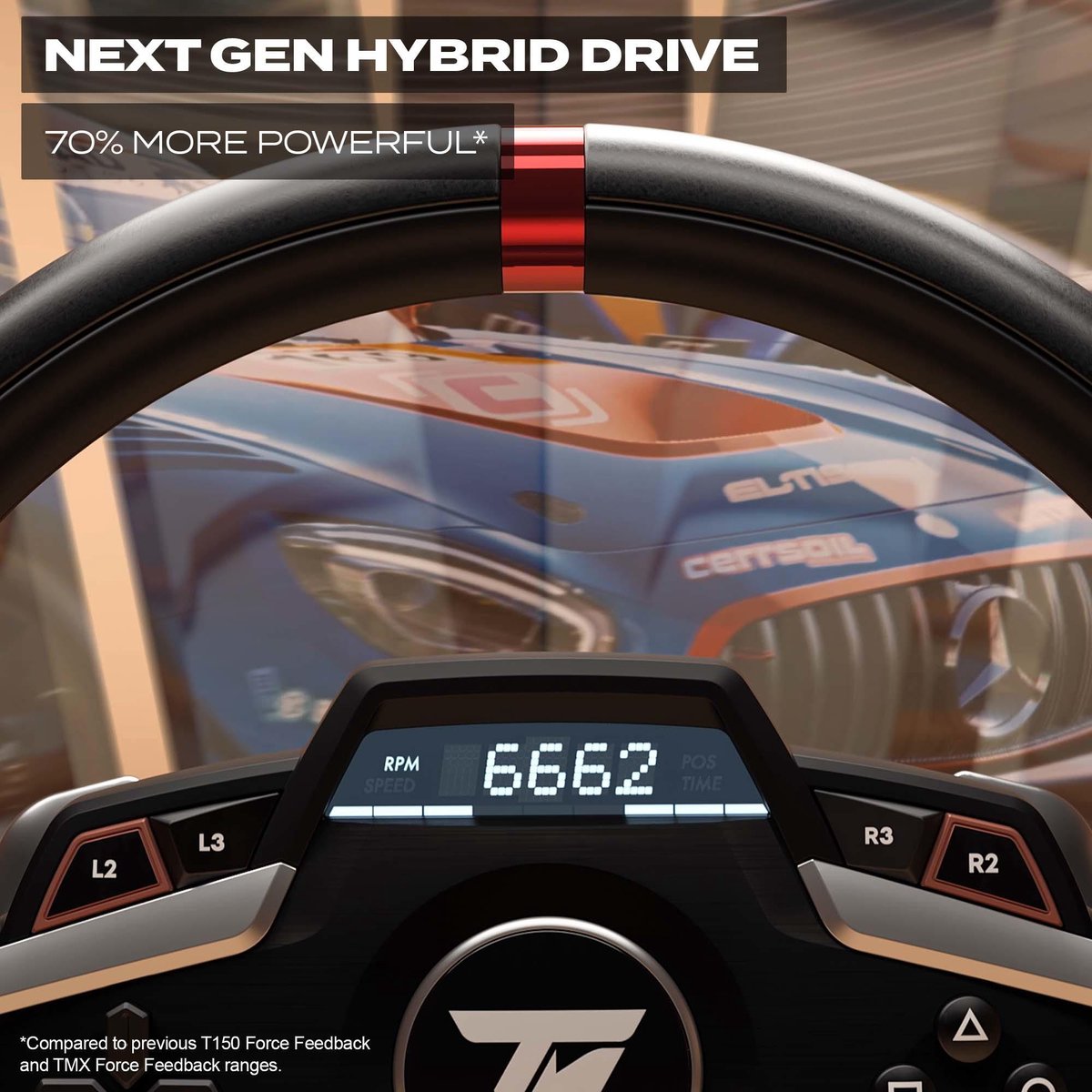 Thrustmaster T248 racestuur voor PS5, PS4 en pc - Zwart