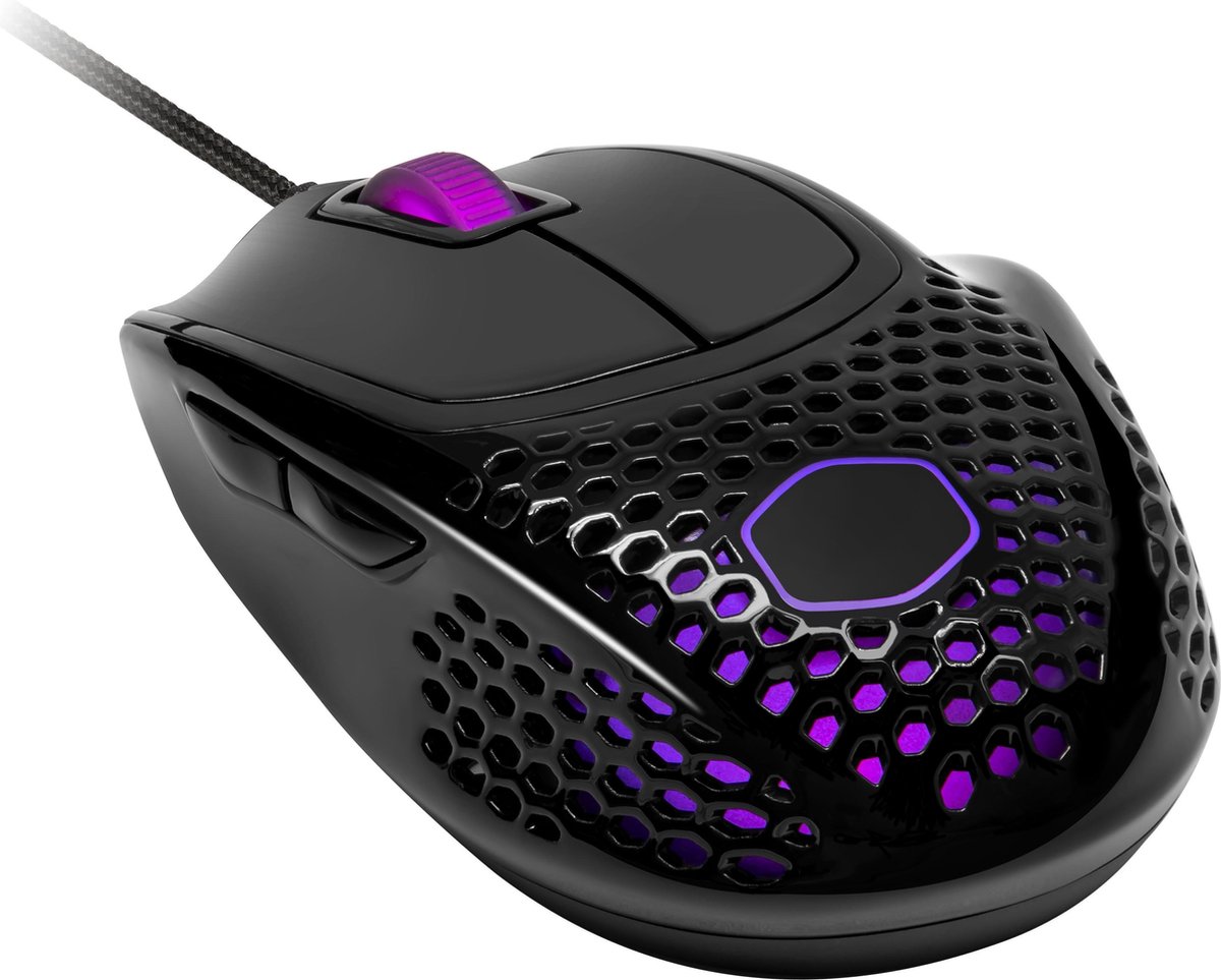 Coolermaster MM720 RGB Wired Gaming Muis Glossy Black