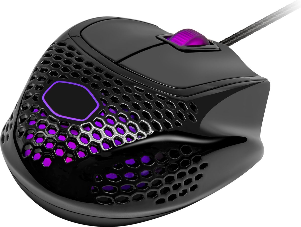 Coolermaster MM720 RGB Wired Gaming Muis Glossy Black