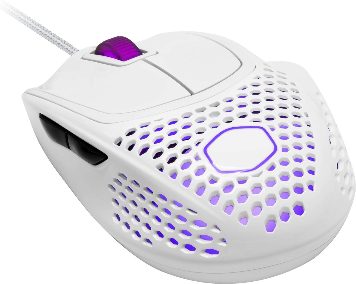 Coolermaster MM720 RGB Wired Gaming Muis Glossy White