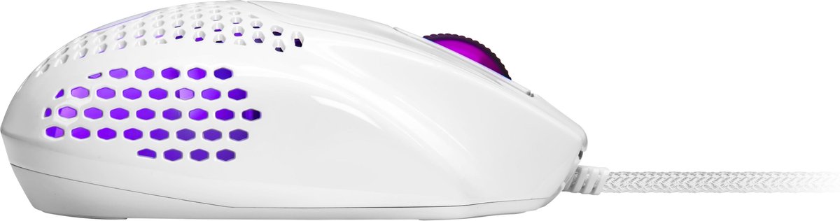 Coolermaster MM720 RGB Wired Gaming Muis Glossy White