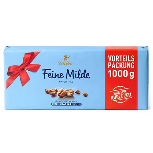 Tchibo - Feine Milde Gemalen koffie Voordeelpakket - 1 kg