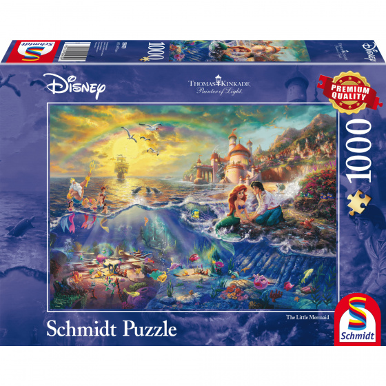 Schmidt Spiele 999 Games legpuzzel Disney Kleine Zeemeermin 1000 stukjes