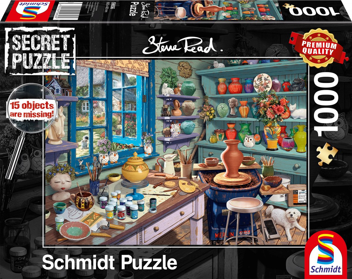 999Games legpuzzel Artiesten Studio 1000 stukjes