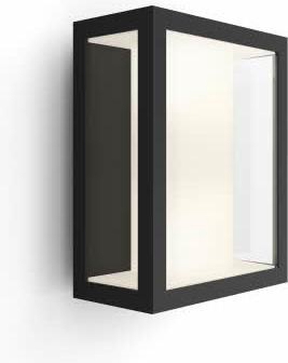 Philips Hue Impress buitenwandlamp breed - Zwart