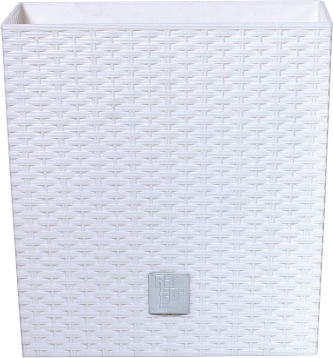 Bloembak Balkonbak Rato Low 32x32x32,5cm Prosperplast - Wit