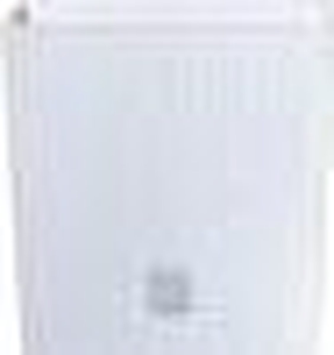 Bloembak Balkonbak Rato Low 32x32x32,5cm Prosperplast - Wit