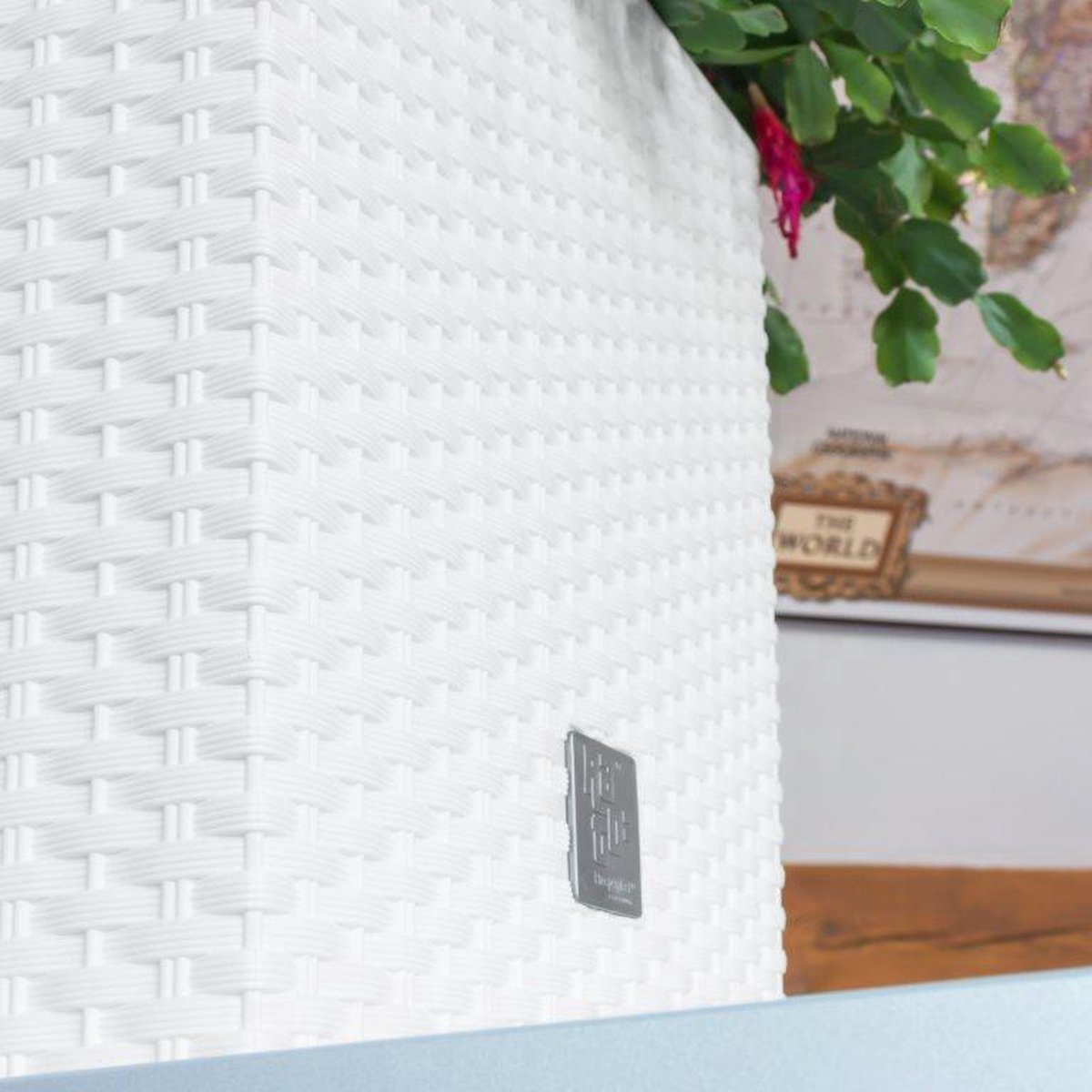 Bloembak Balkonbak Rato Low 32x32x32,5cm Prosperplast - Wit