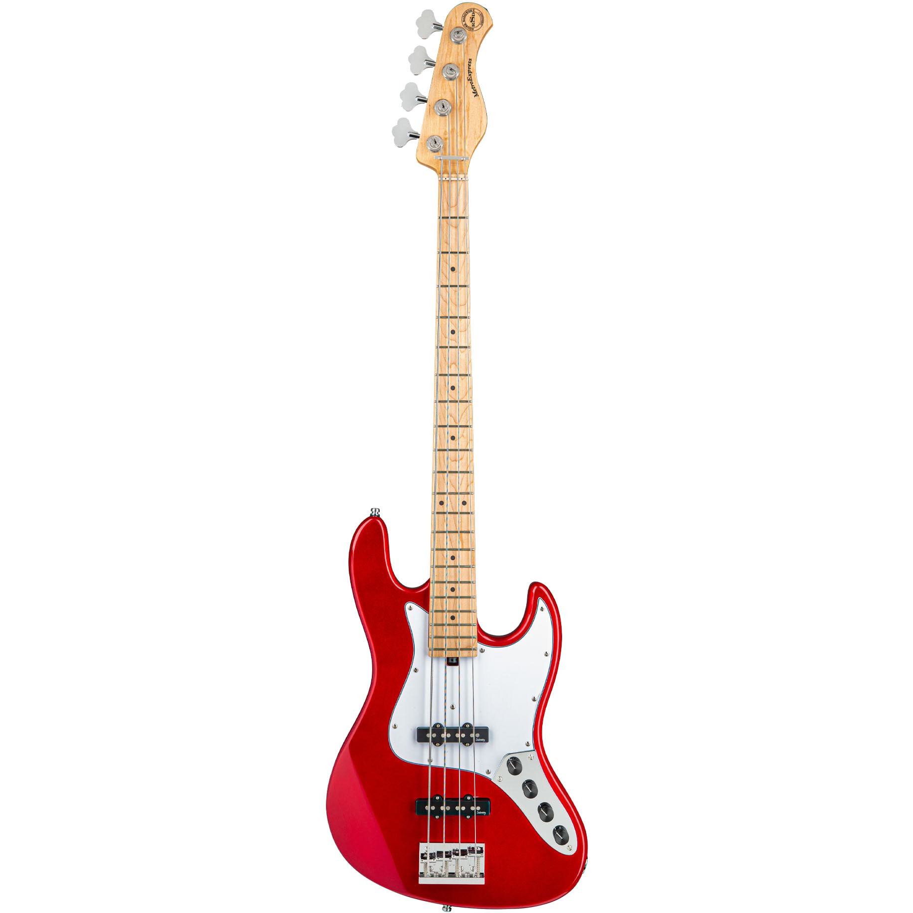 Sadowsky MetroExpress 21-4 Vintage Maple Candy Apple Red Metallic elektrische basgitaar