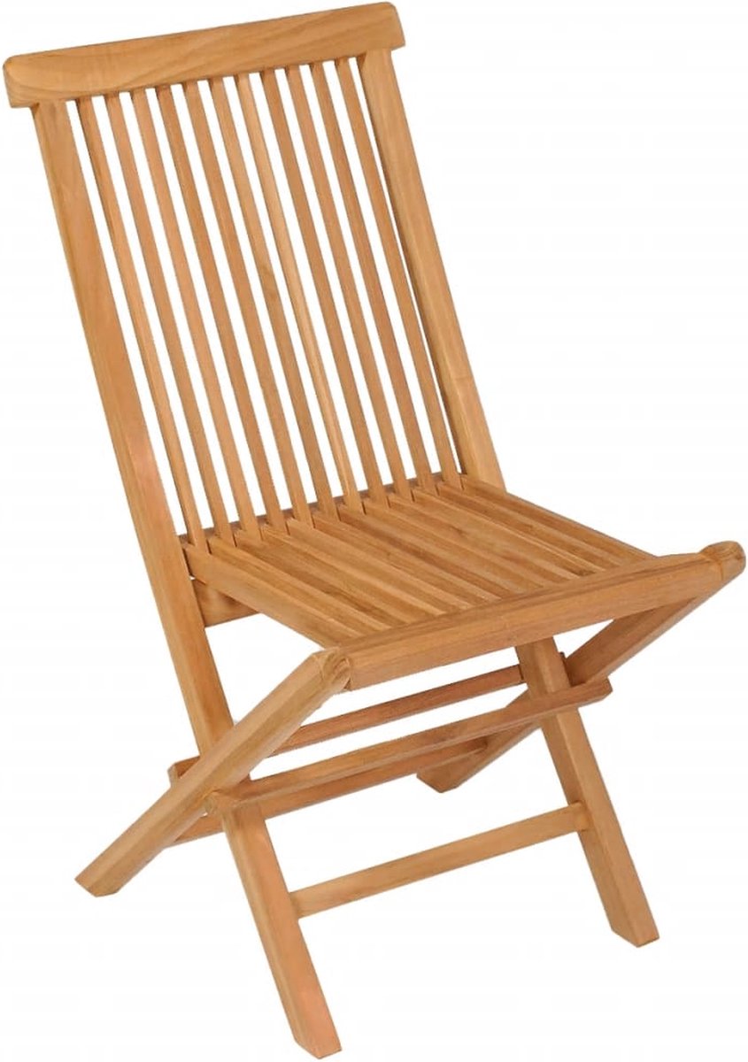 Vidaxl 7-delige Tuinset Massief Teakhout - Bruin