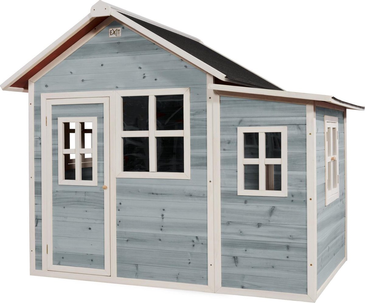 EXIT Toys Loft 150 Houten Speelhuis - - Blauw