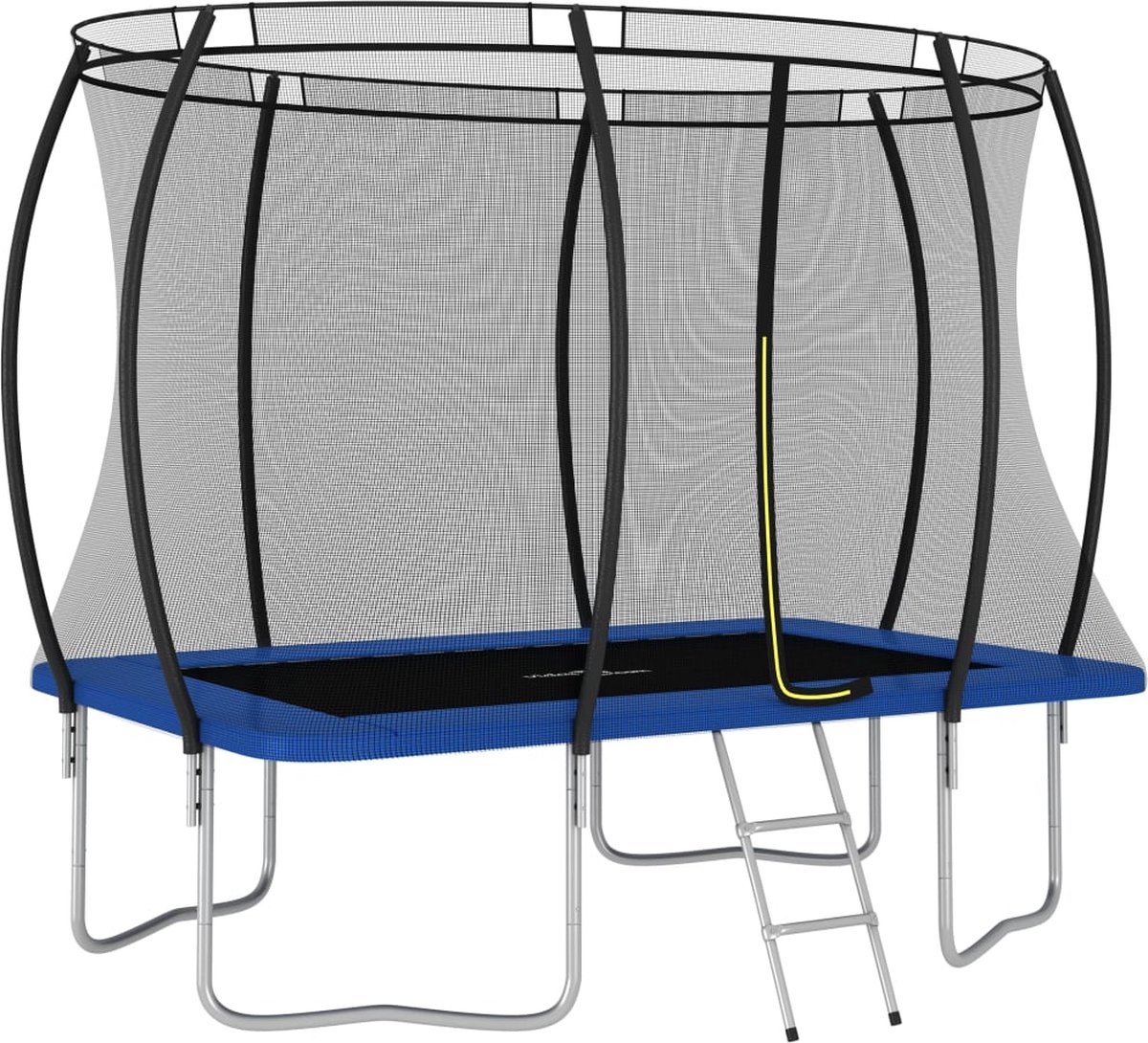 Vidaxl Trampolineset Rechthoekig 150 Kg 274x183x76 Cm - Blauw