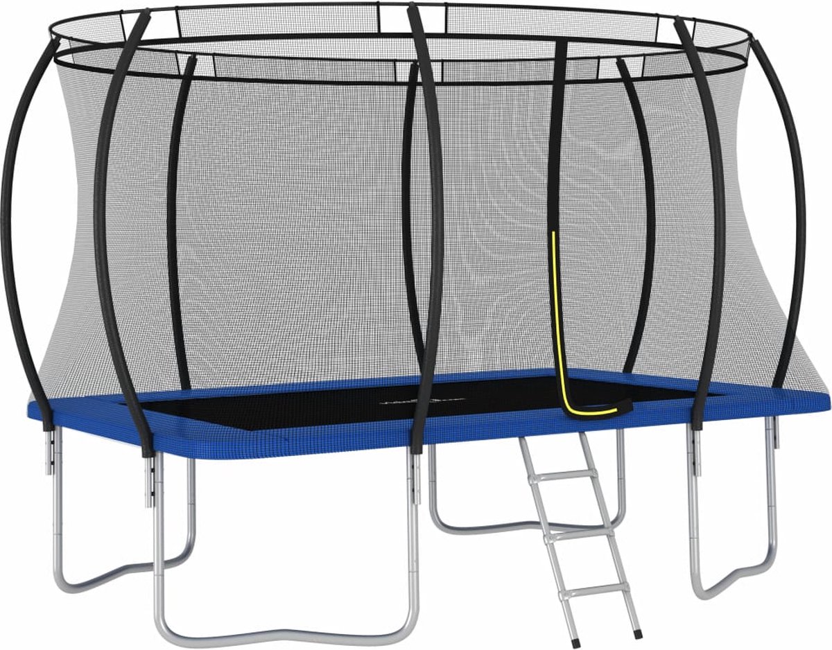 Vidaxl Trampolineset Rechthoekig 150 Kg 335x244x90 Cm - Azul