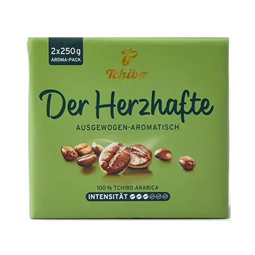 Tchibo - Der Herzhafte Gemalen koffie - 500g (2x 250g)