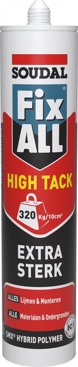 Soudal 153984 Montagelijm Fix All High Tack KOMO - 290ml