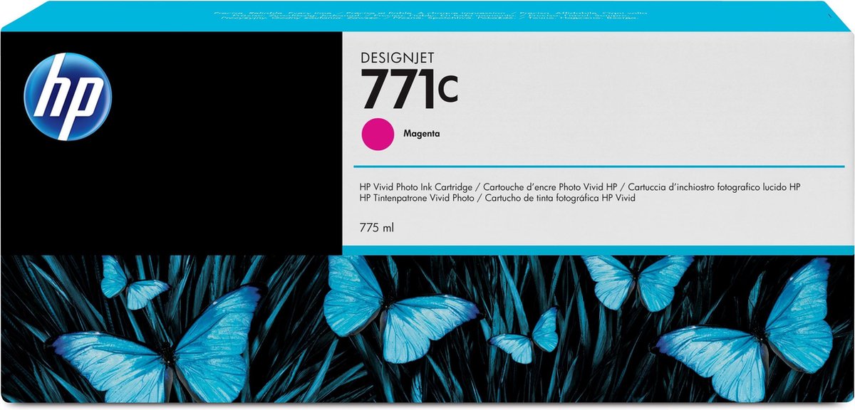 HP 771C - Inktcartridge / / 775 ml (B6Y09A) - Magenta