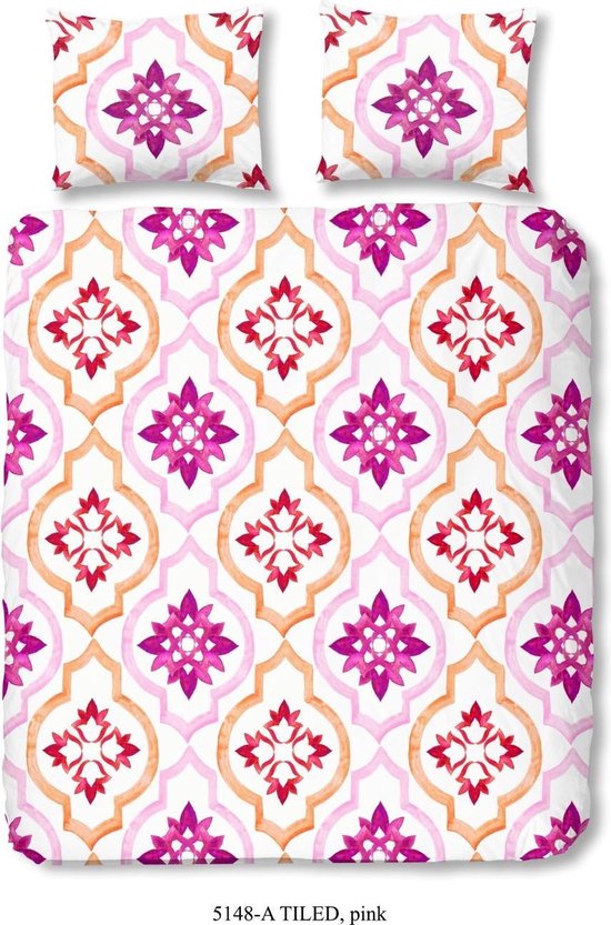 Good Morning Dekbedovertrek Oosterse Print 240x200/220 - Roze