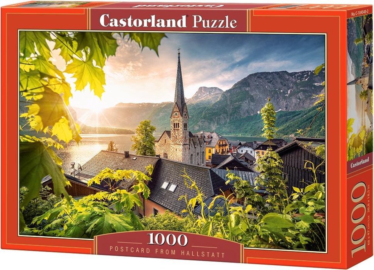 Castorland legpuzzel Postcard from Hallstatt 1000 stukjes