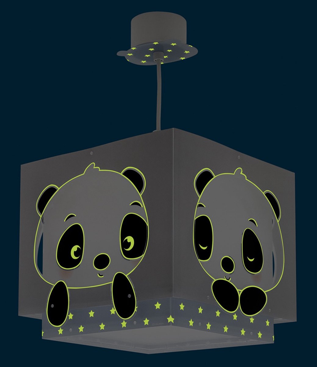 Dalber hanglamp Panda junior 24 x 43,5 cm E27 blauw/wit