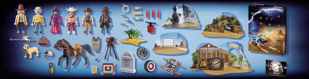 Playmobil adventskalender Back to the Future deel III (70576)