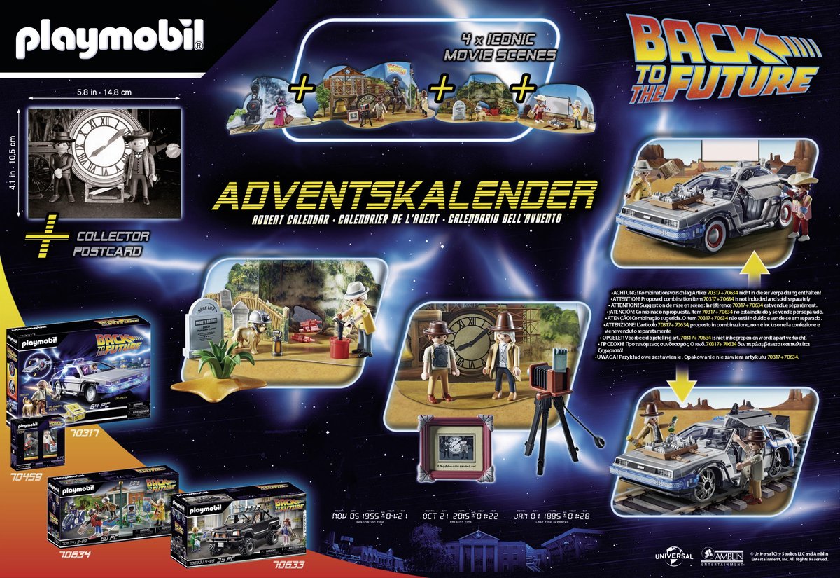 Playmobil adventskalender Back to the Future deel III (70576)
