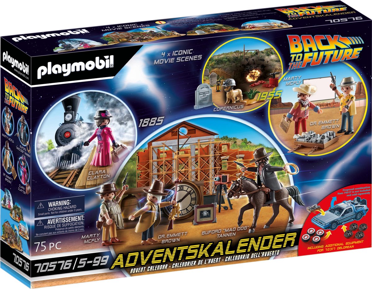 Playmobil adventskalender Back to the Future deel III (70576)