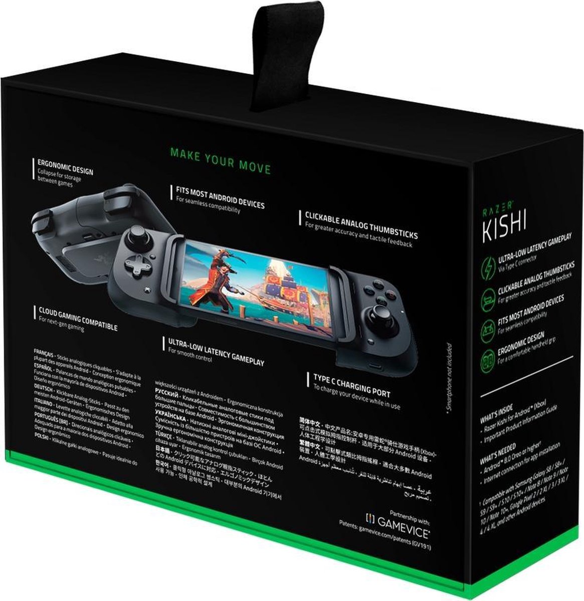 Razer Kishi Gaming Controller voor Android (Xbox)