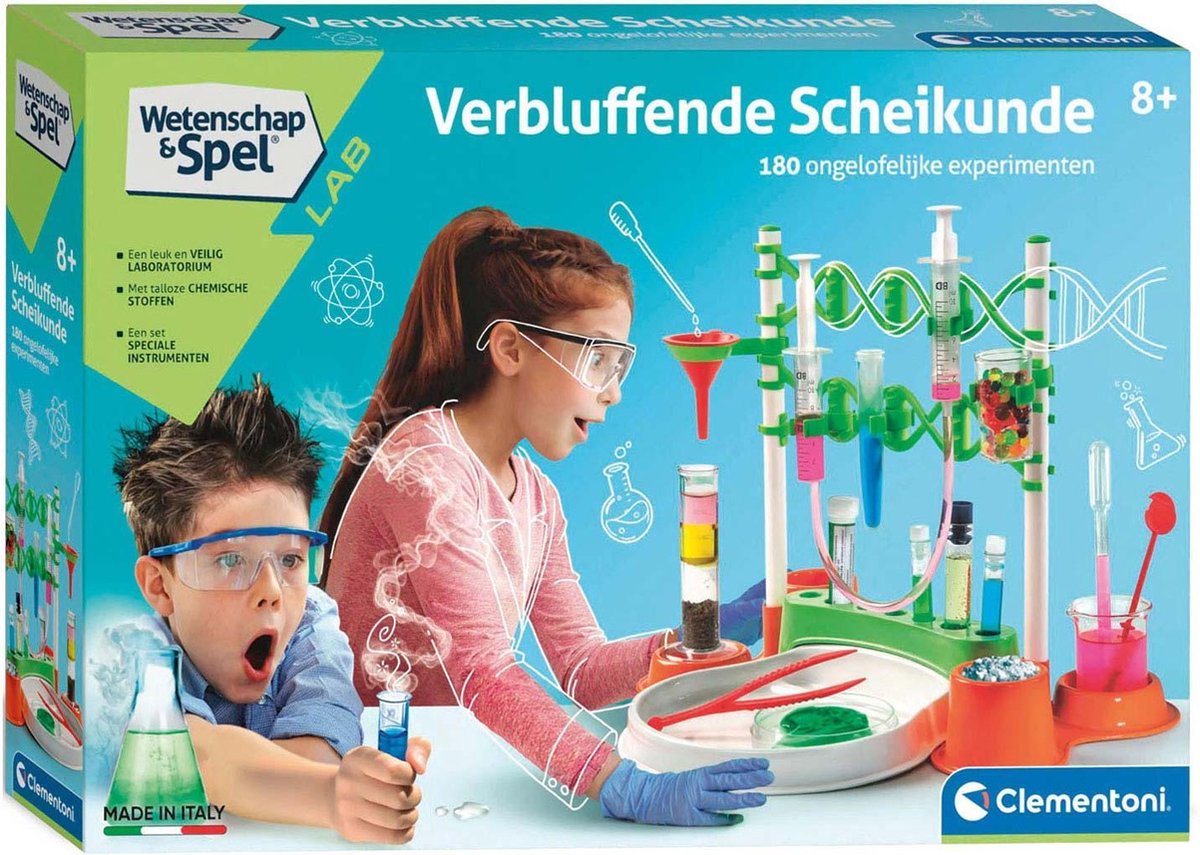 Clementoni Verbazingwekkende Scheikunde - Blauw