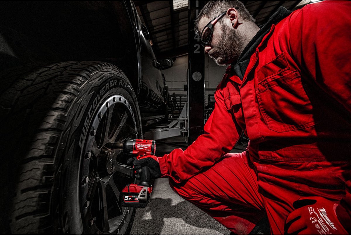 Milwaukee M18 FMTIW2P12-502X | 1/2" | Fuel | Accu Slagmoersleutel | 18v | 5,0Ah Red Li-Ion