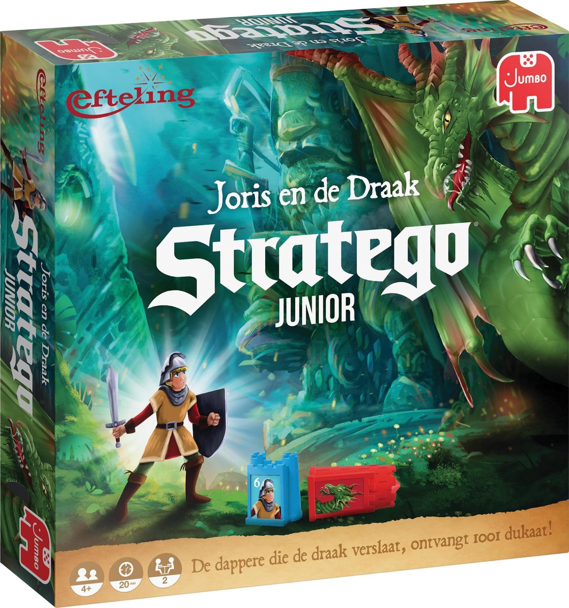 Jumbo gezelschapsspel Stratego Junior Joris en de Draak