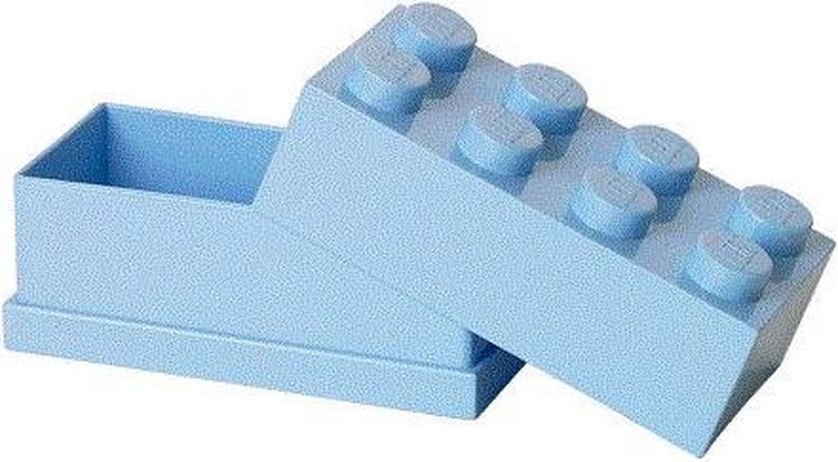 Lego broodtrommel Brick 8 junior 20 x 10 cm - Blauw