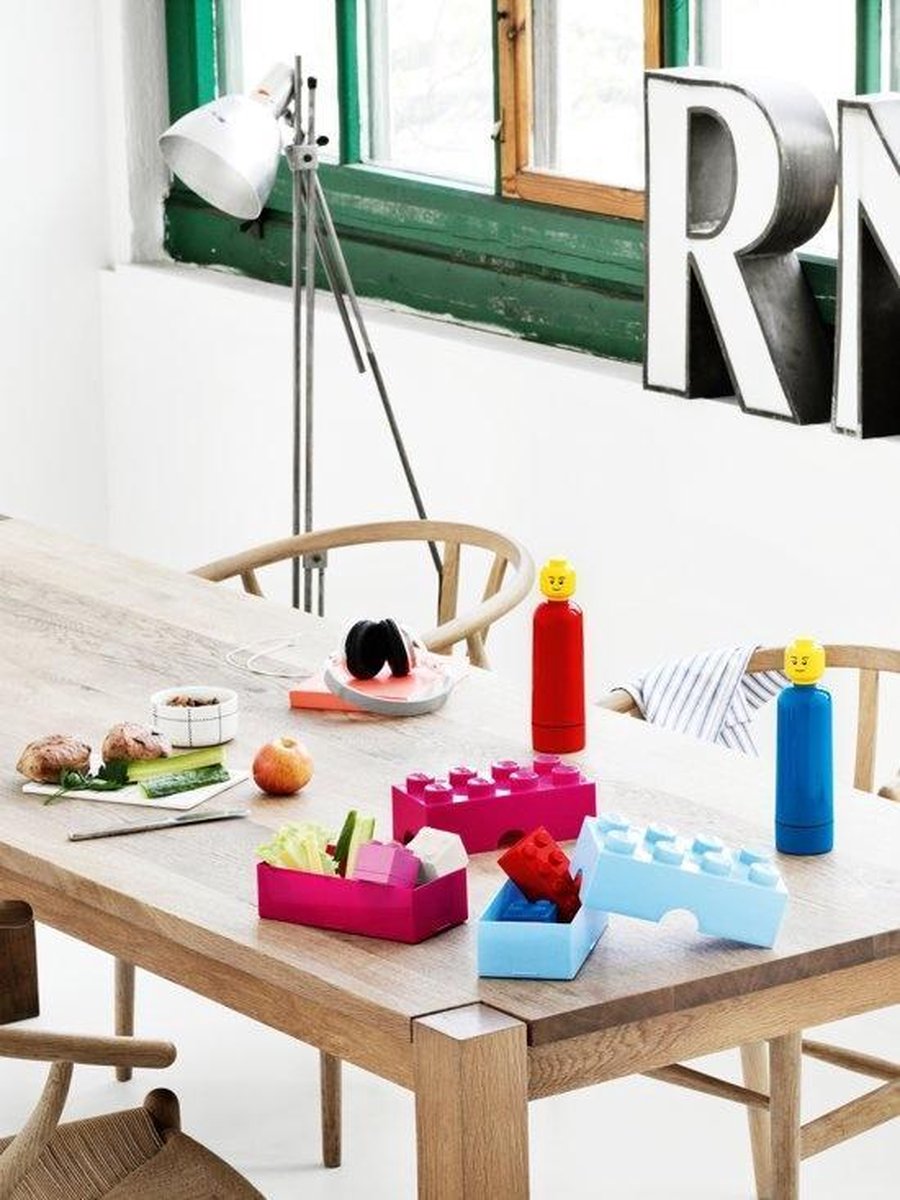 Room Copenhagen LEGO broodtrommel Brick 8 junior 20 x 10 cm - Geel