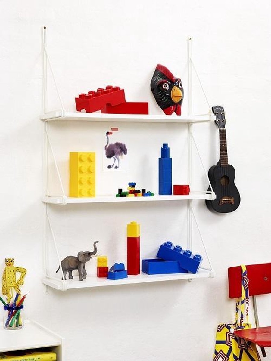 Room Copenhagen LEGO broodtrommel Brick 8 junior 20 x 10 cm - Geel