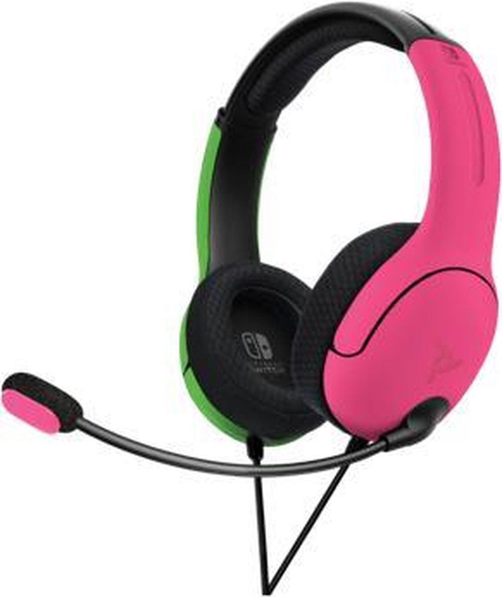 PDP LVL40 Wired Stereo Headset voor Nintendo Switch - - Rosa