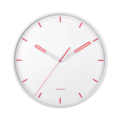 Karlsson Dipped Wandklok - Roze