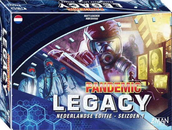 Asmodee Pandemic Legacy -e Versie - Blauw