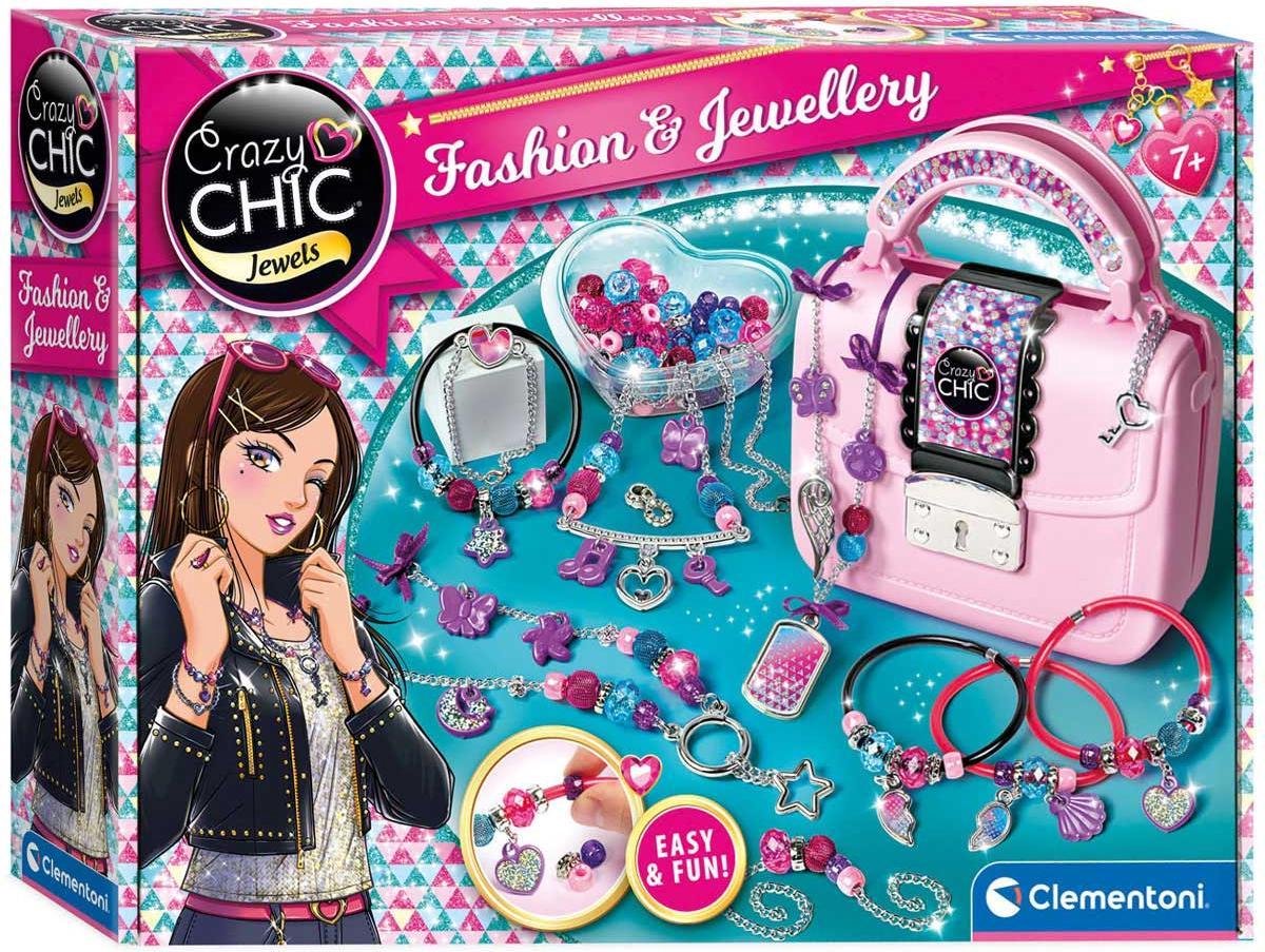 Clementoni mode en sieraden Crazy Chic meisjes kunststof multicolor 38,5 x 7,8 x 28,5 cm