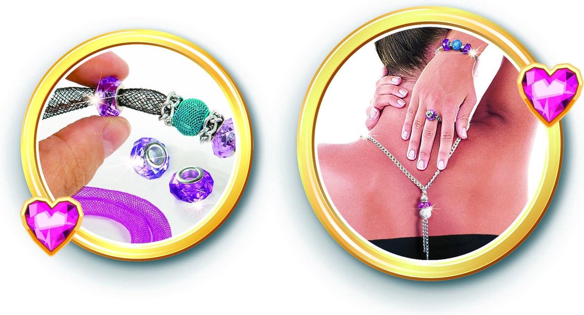 Clementoni mode en sieraden Crazy Chic meisjes kunststof multicolor 38,5 x 7,8 x 28,5 cm