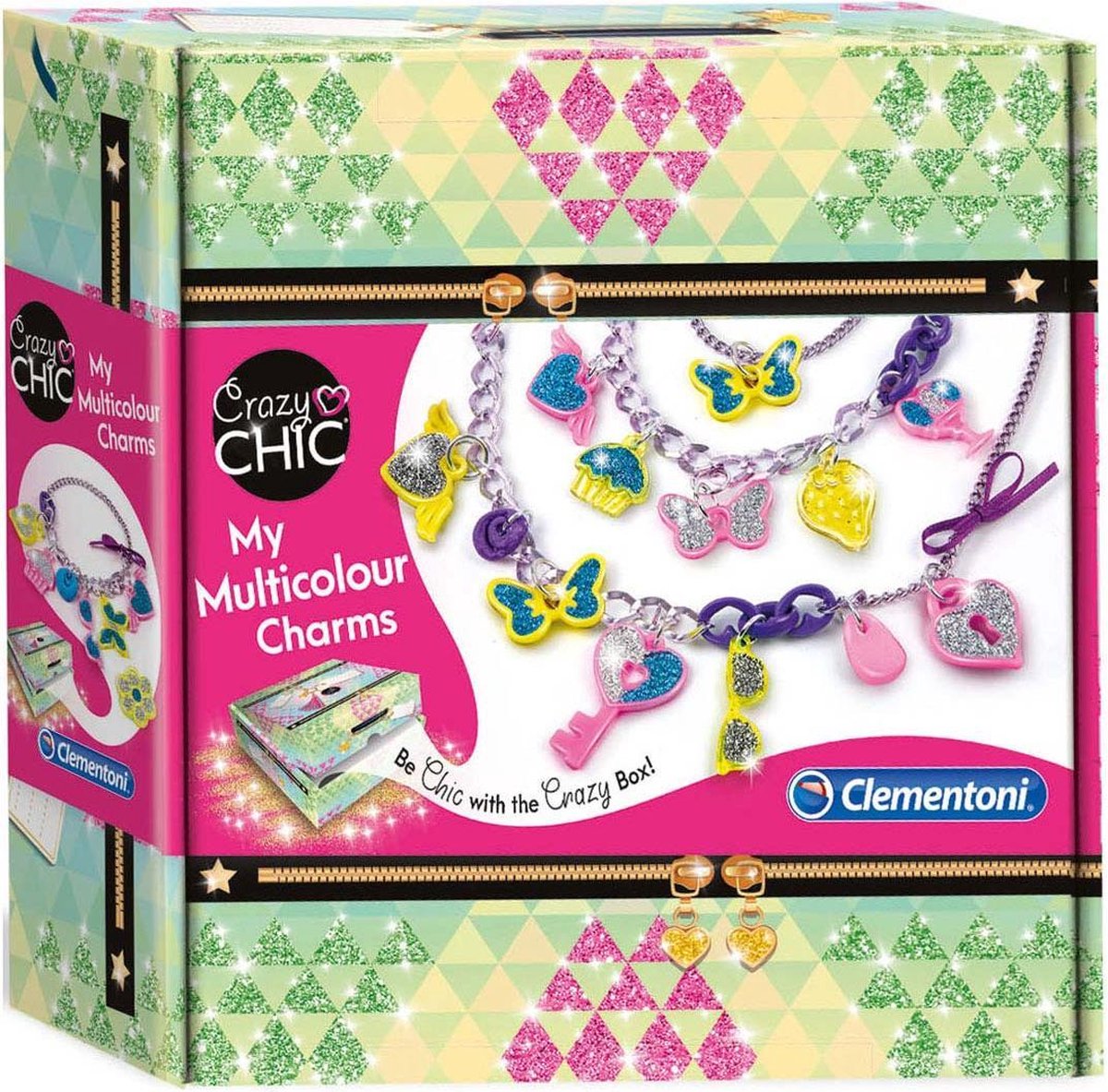 Clementoni sieraden Crazy kleuren meisjes kunststof multicolor