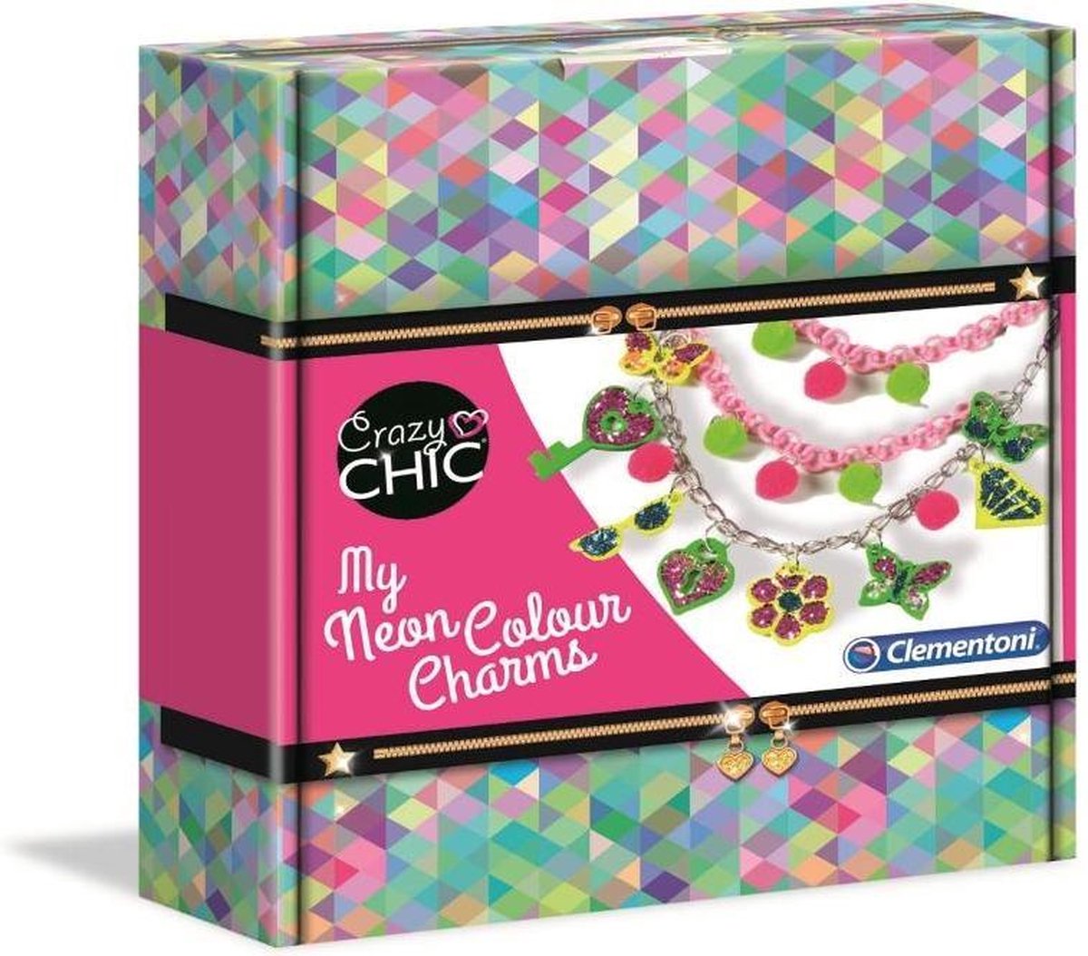Clementoni sieraden Crazy kleuren meisjes kunststof multicolor