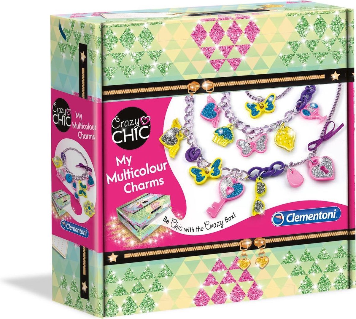 Clementoni sieraden Crazy kleuren meisjes kunststof multicolor