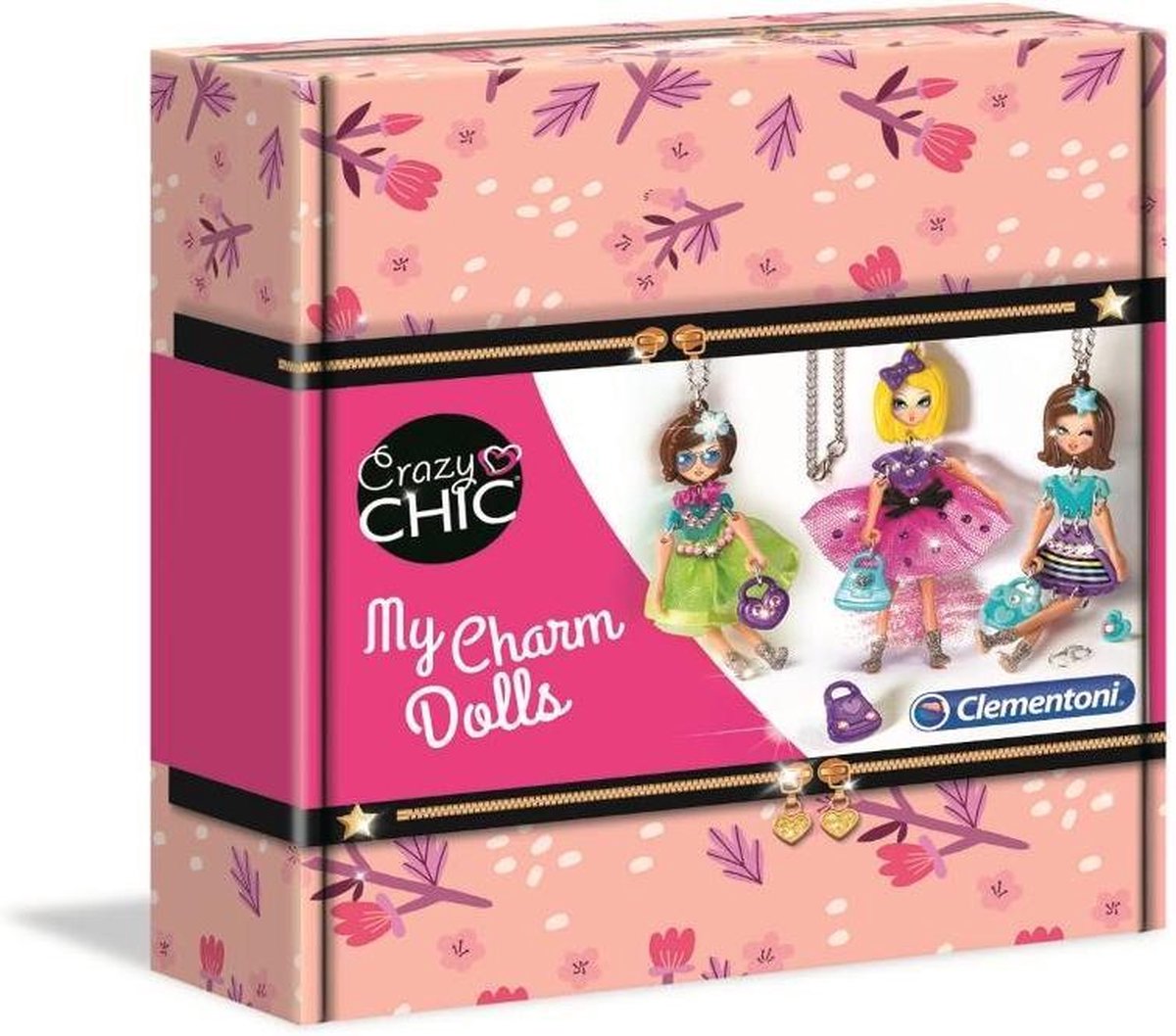 Clementoni hangers Crazy Chic meisjes kunststof multicolor 18 x 6 x 18 cm