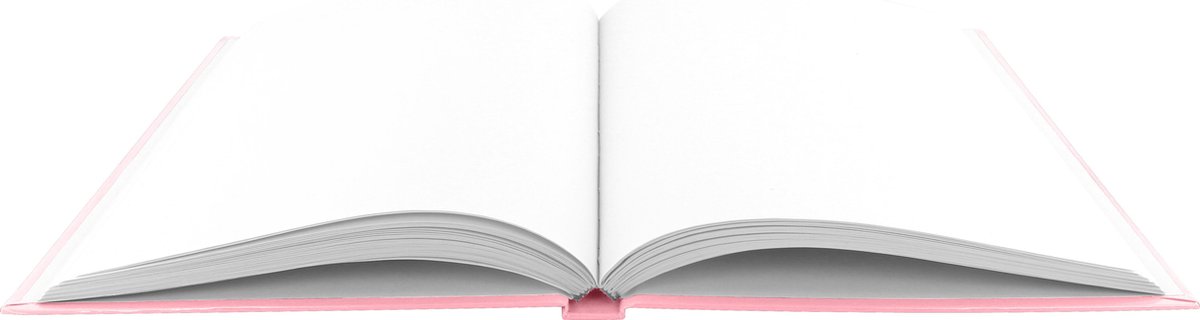 Kangaro dummyboek hardcover A4 karton/papier 80 vellen - Roze