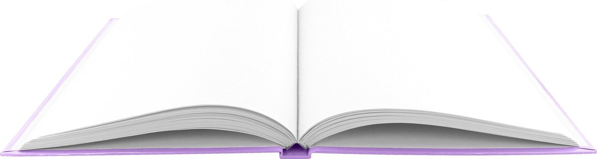 Kangaro dummyboek hardcover A5 karton/papier lila 80 vellen - Paars