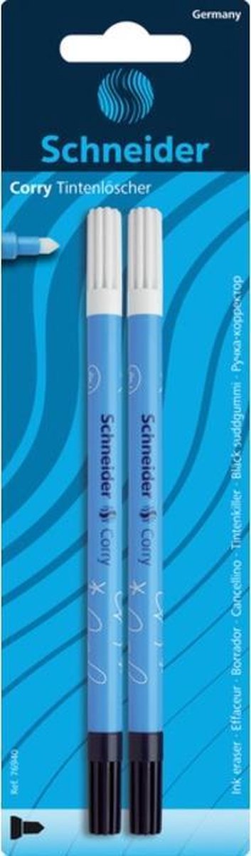 Schneider Electric inktverwijderaar Corry blauw 2 stuks