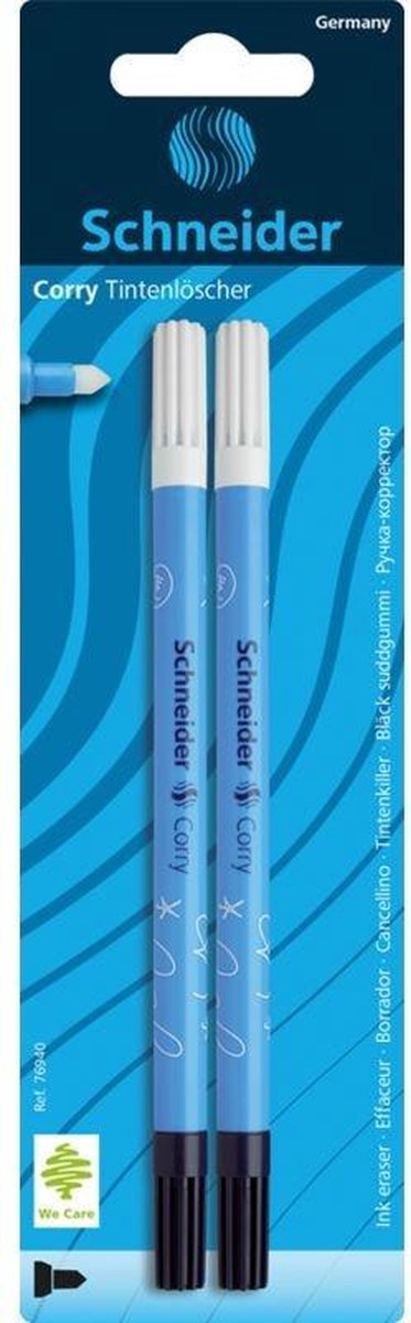 Schneider Electric inktverwijderaar Corry blauw 2 stuks